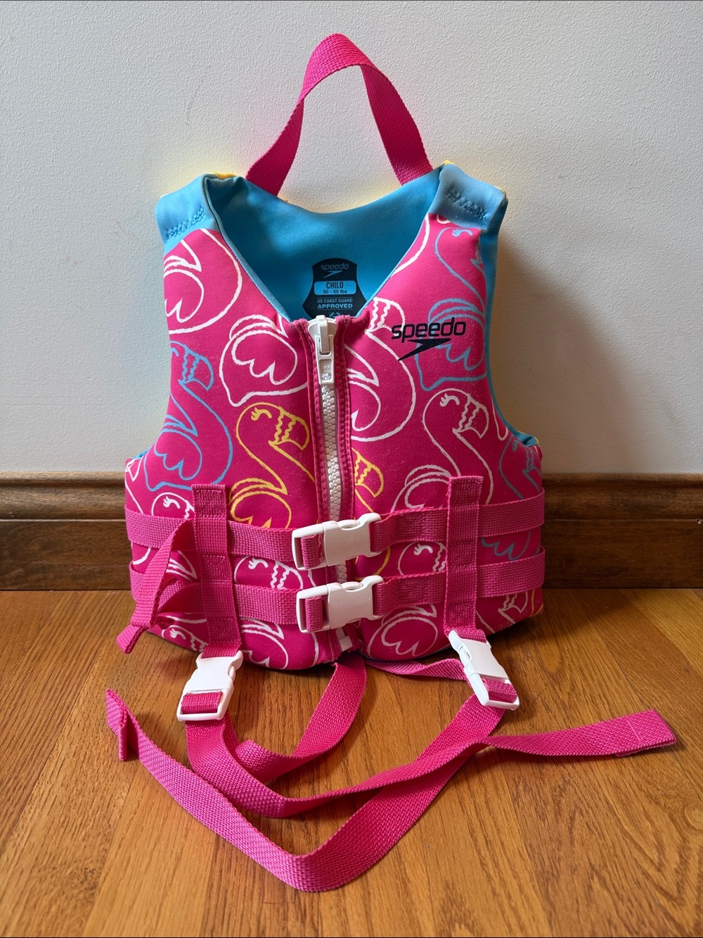 Speedo Life Vest US Coast Guard Approved Child 30-50 Lbs